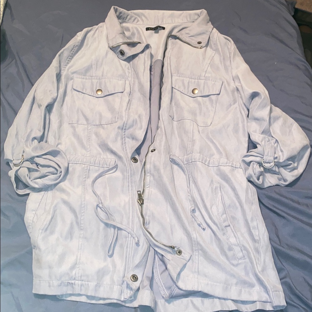 Staccato light blue/gray Lightweight Safari Jacket - Size Medium